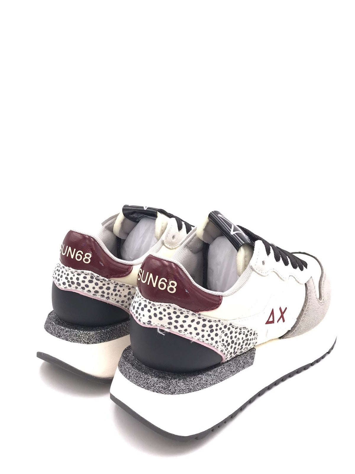 Sneakers big stargirl mix material bianca-panna Z45221 BIANCA-PANNA SUN 68 