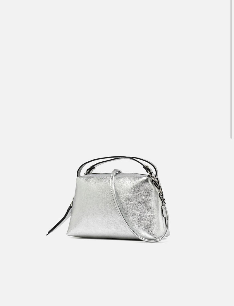 Borsa Alifa laminata argento BS8148 VNCMETARGENTO GIANNI CHIARINI 
