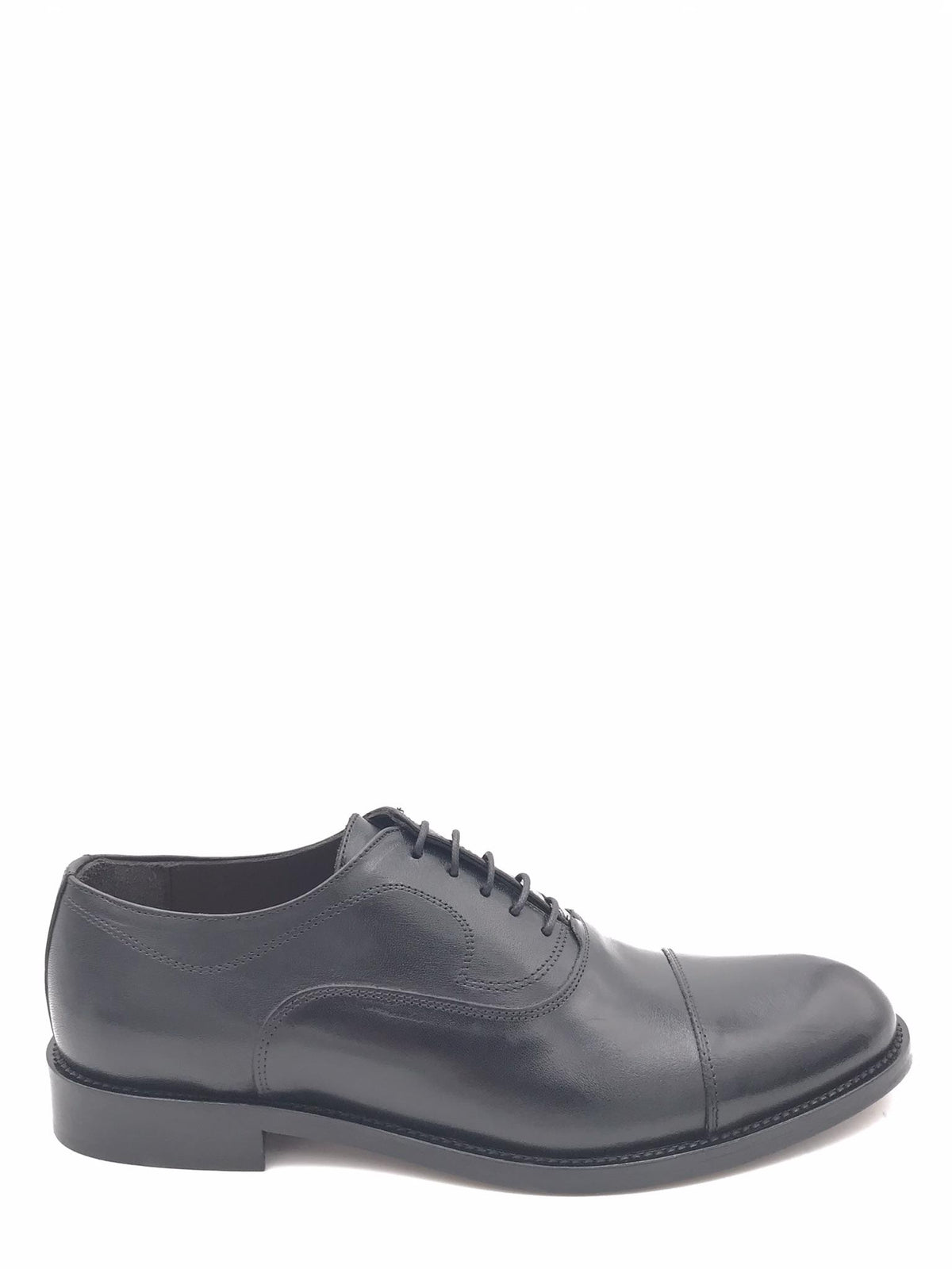 Scarpa francesina allacciata nera 1371 NERO EXTON 