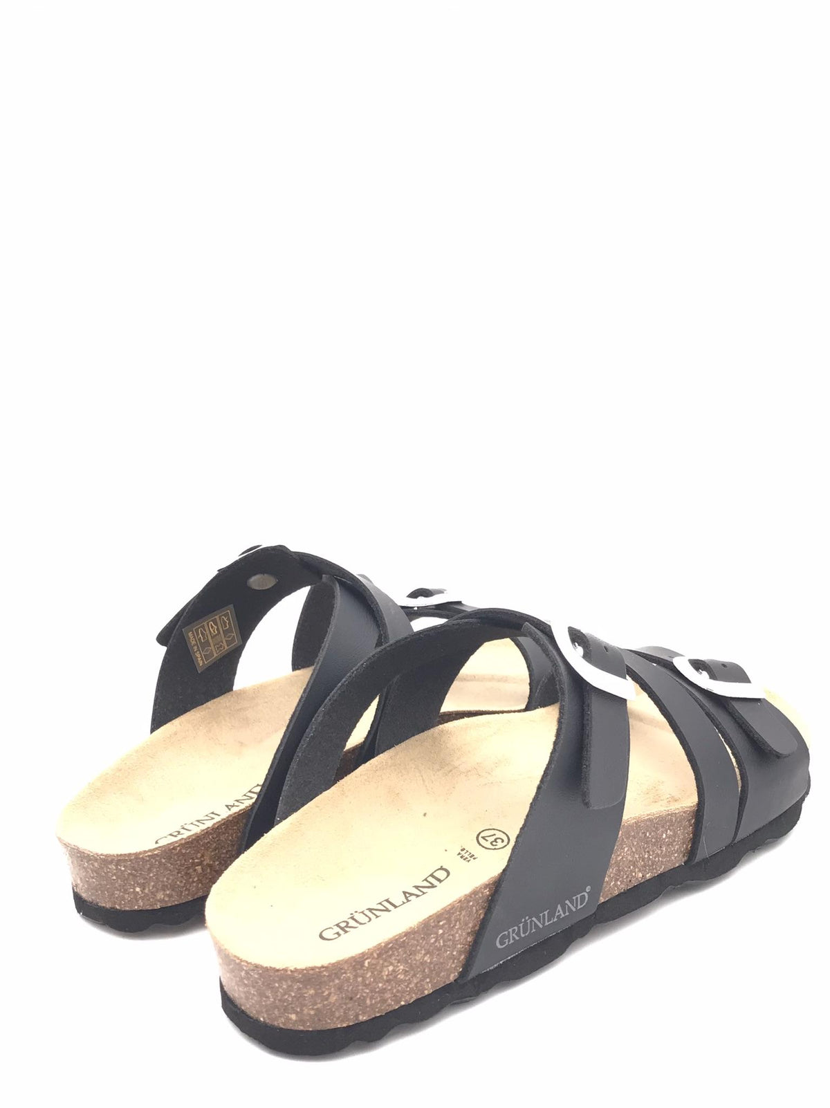Ciabatta Sara incrociata nera CB 4016 NERO GRUNLAND 