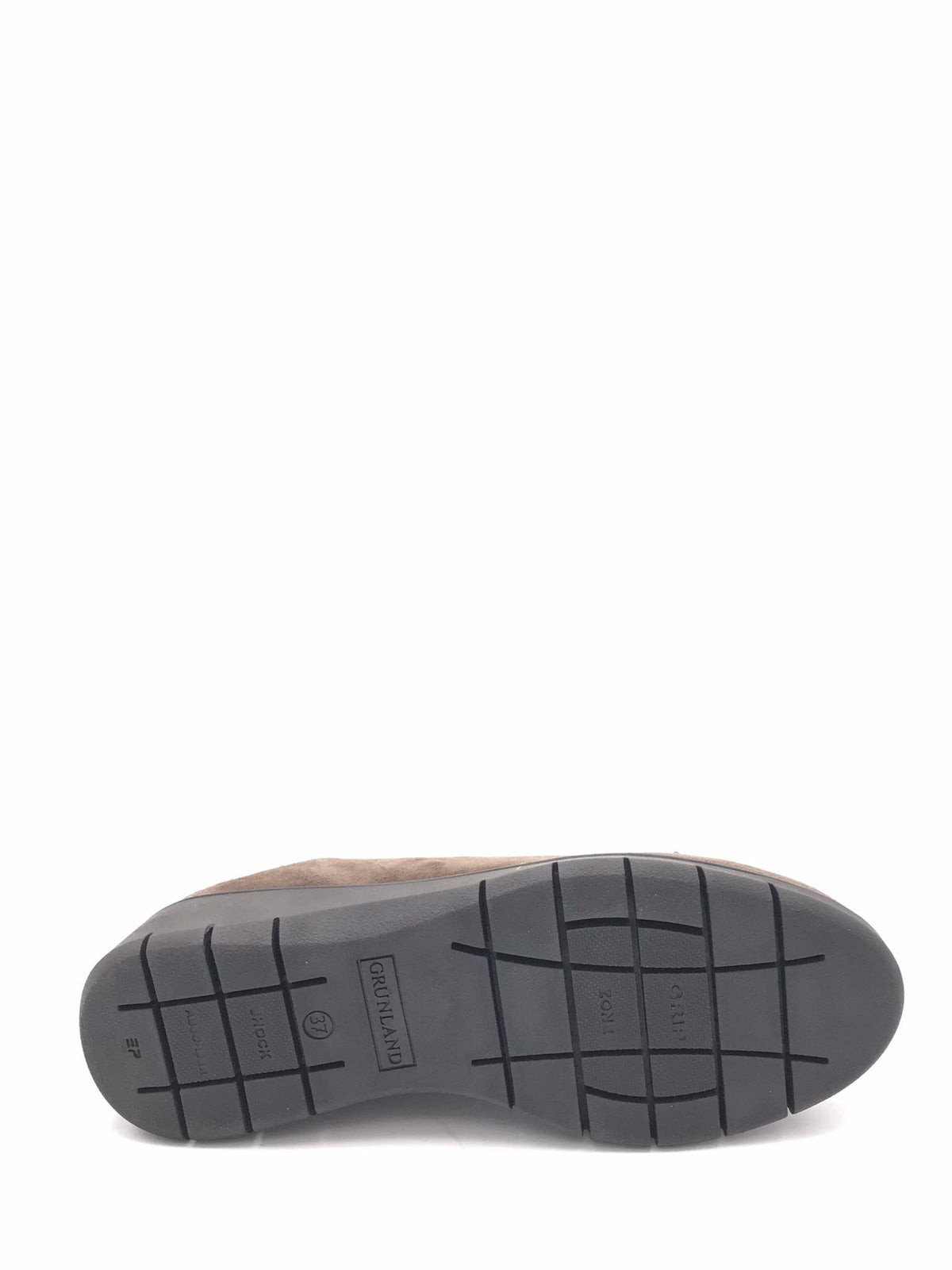 Scarpa Tass in camoscio taupe con strass<BR/> SC2179 TAUPE GRUNLAND 