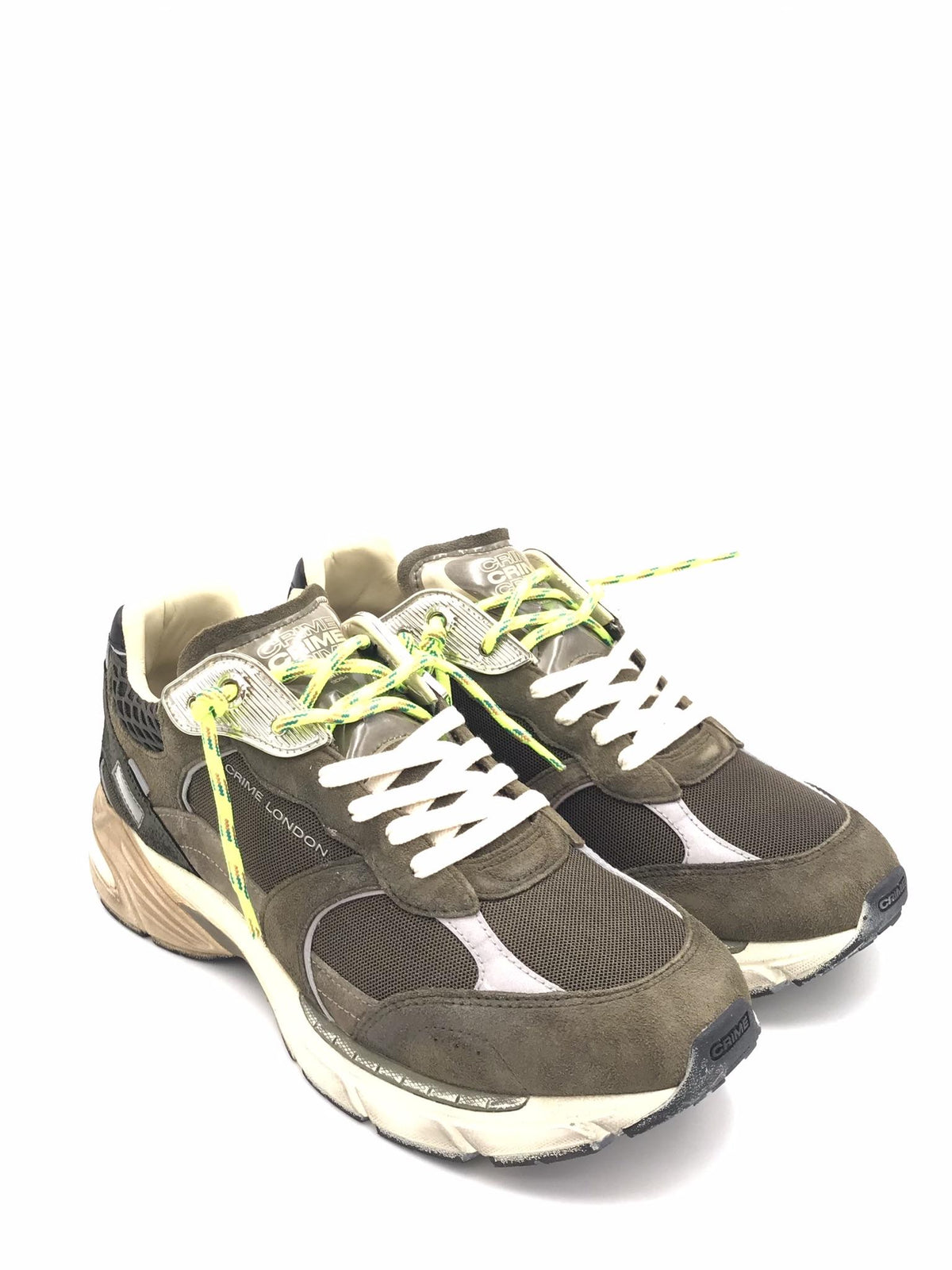 Sneakers Fugitive verde militare 11301 MILITARE CRIME LONDON 