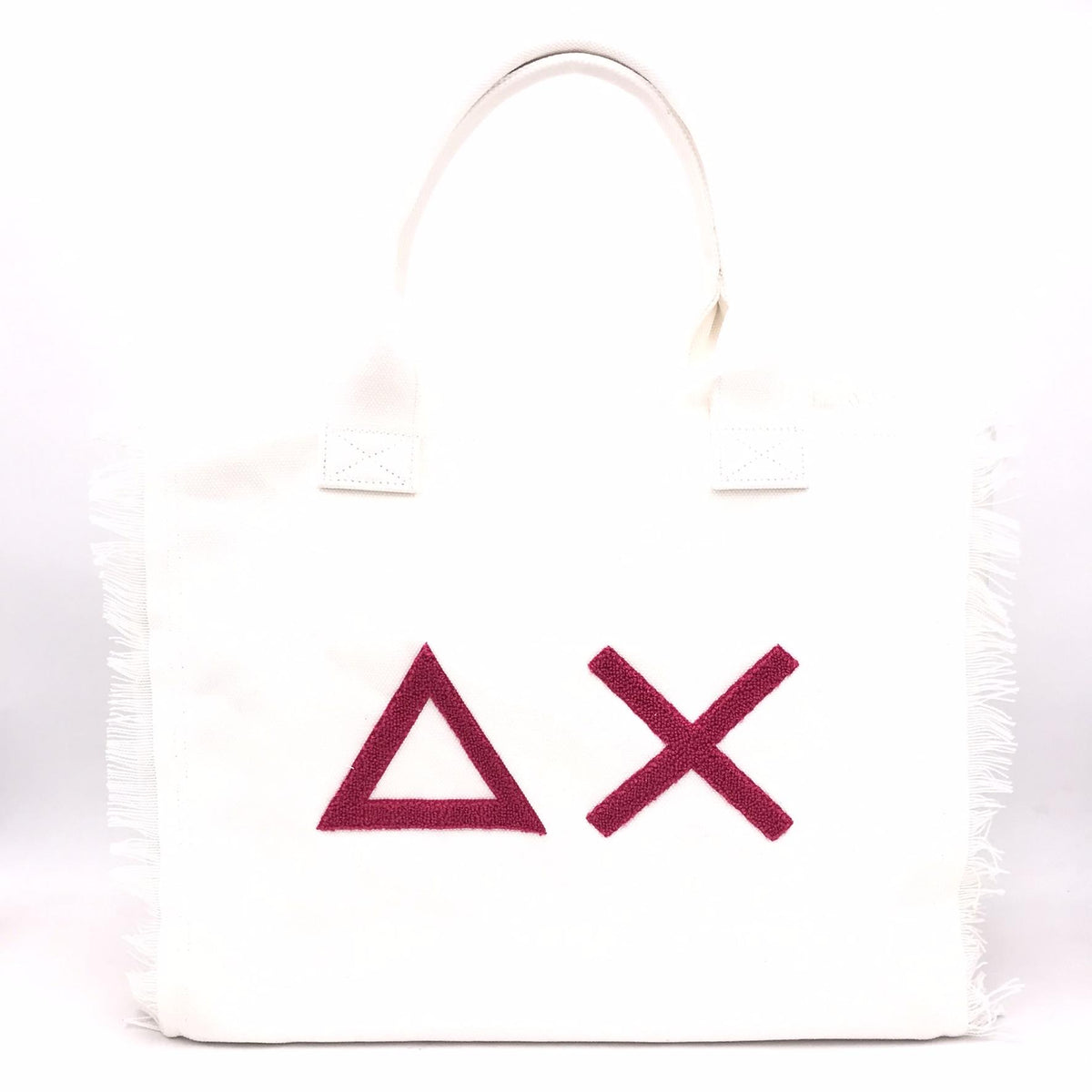Borsa Canvas beach big bag bianca X35220 BIANCO SUN 68 