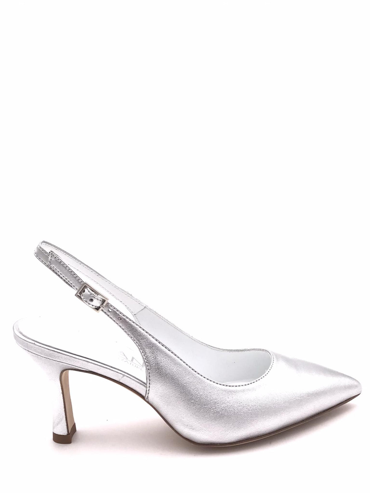 Chanel Lory in nappa laminata argento