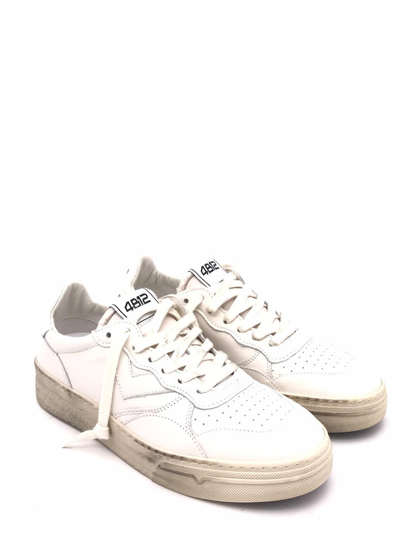 Sneakers Hyper in pelle bianca HIPER BIANCA 4B12 