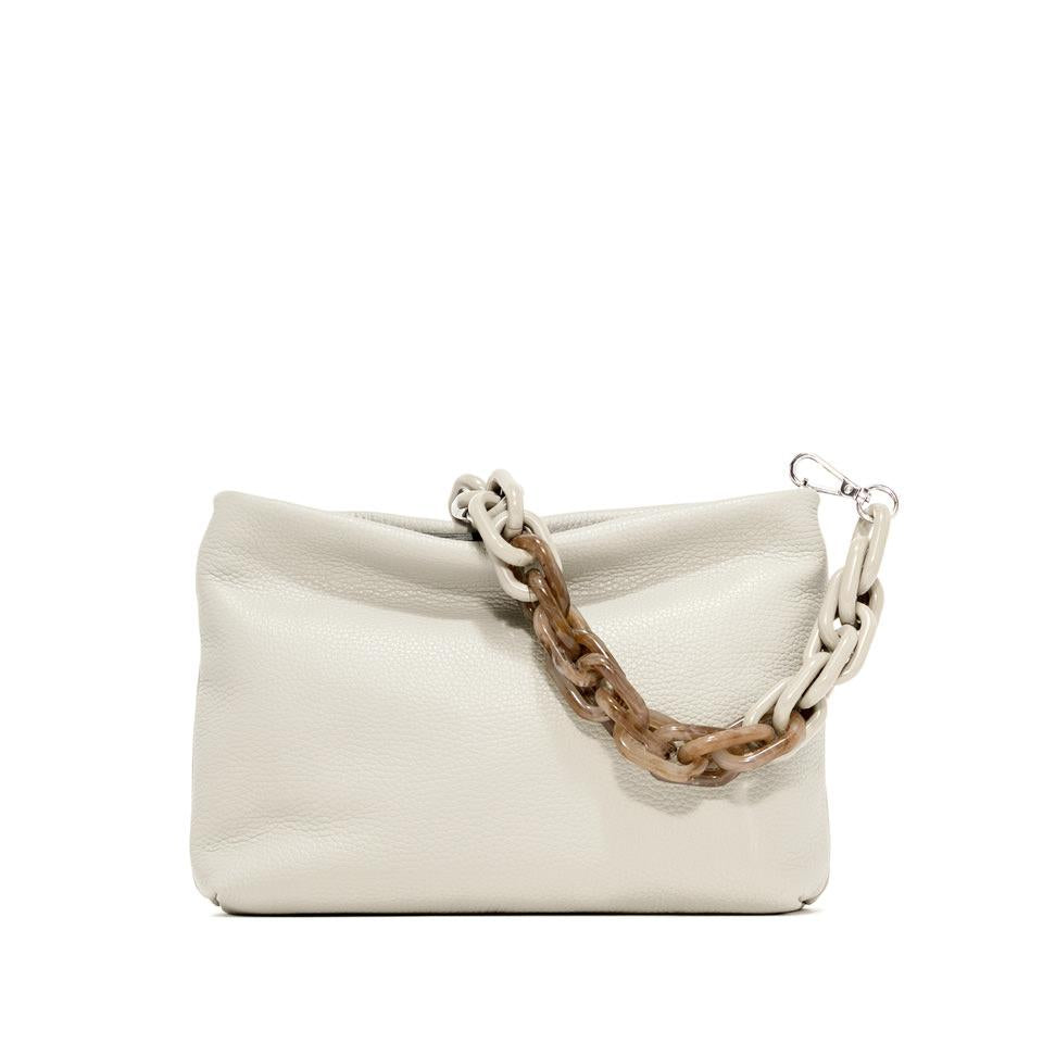 Borsa Brenda bottalata marble BS8265 LATTE GIANNI CHIARINI 