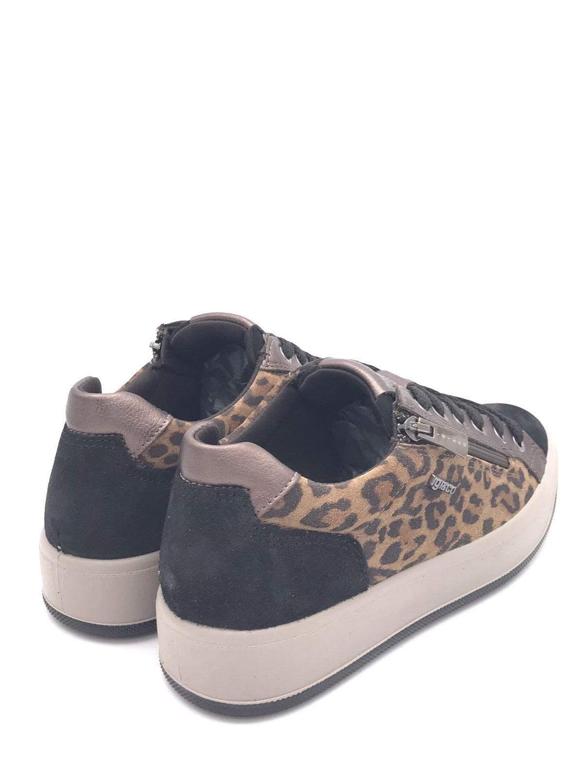 Sneakers Ava nero-bronzo 8669866 NERO-BRONZO IGI&CO 