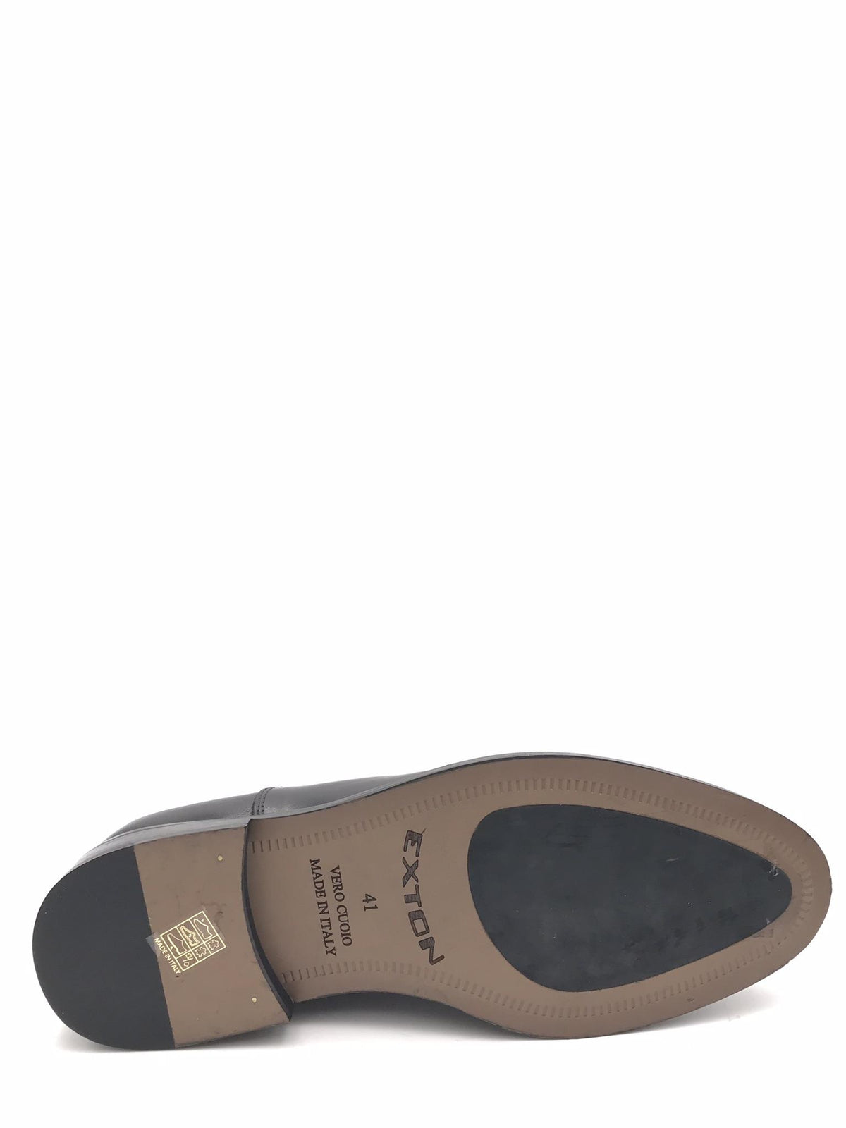 Scarpa francesina allacciata nera 1371 NERO EXTON 
