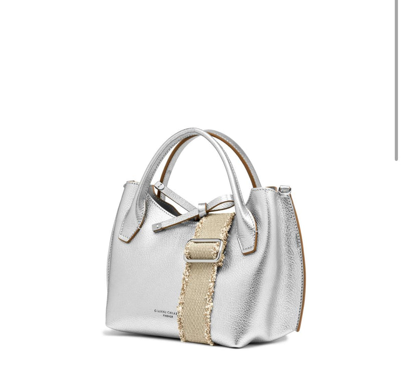 Borsa Fiamma small argento BS11440 ARGENTO GIANNI CHIARINI 
