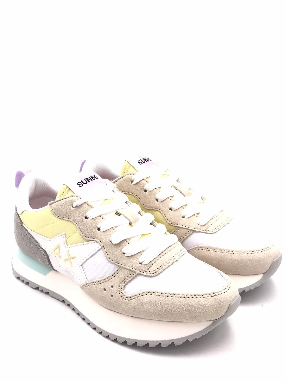 Sneakers donna Stargirl multicolor bianco-panna
