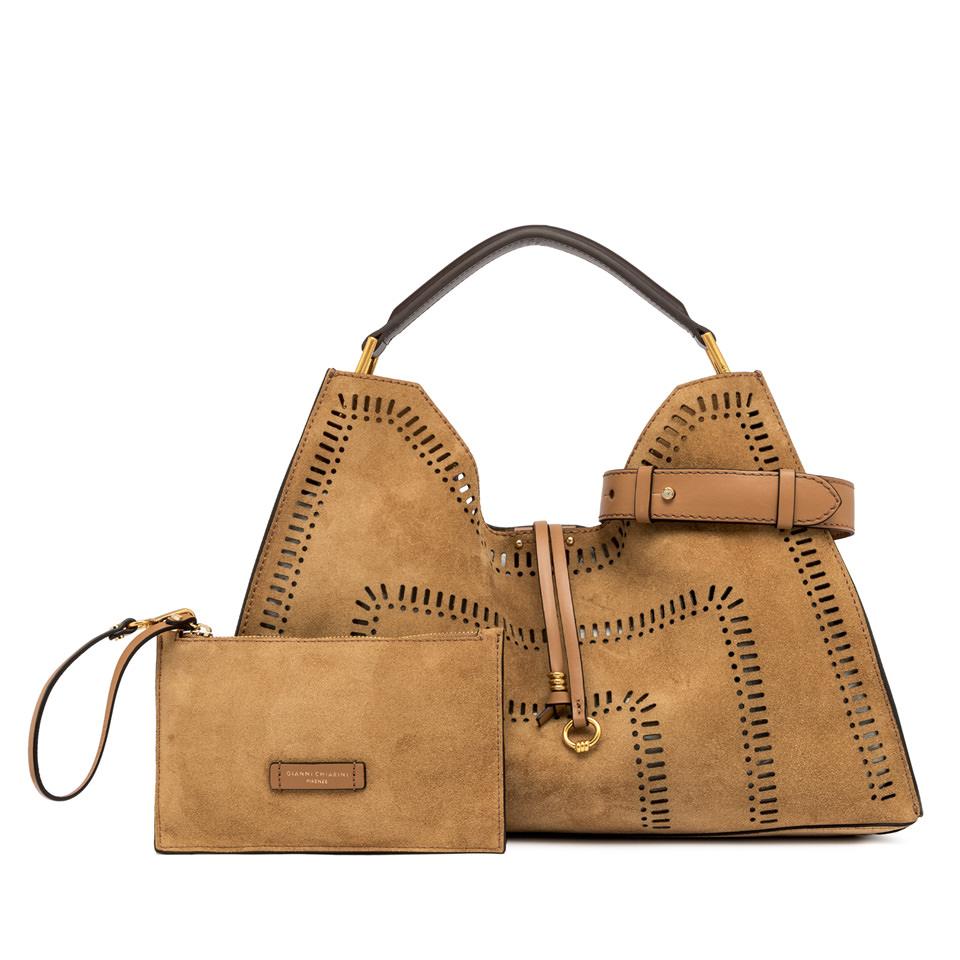 Borsa Aurora large peanut butter BS11266 CUOIO GIANNI CHIARINI 