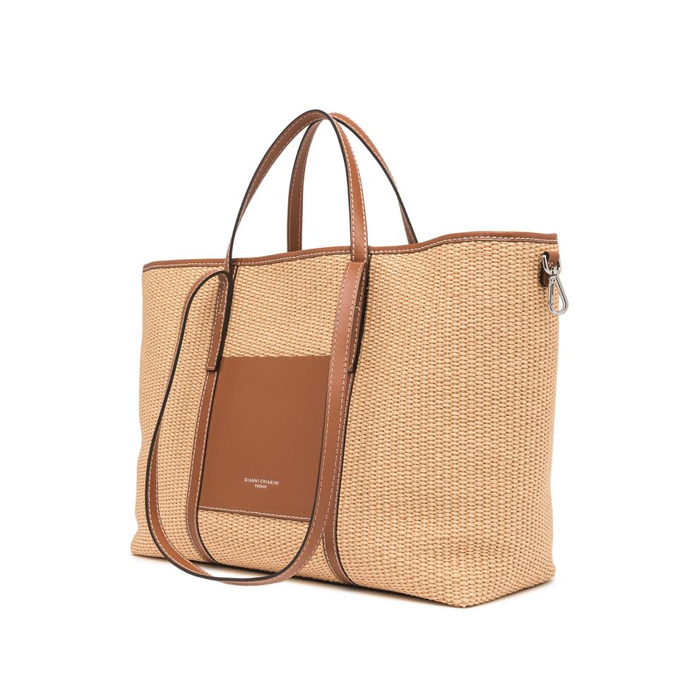 Borsa Superlight paglia intrecciata naturale BS10356 NATURALE GIANNI CHIARINI 