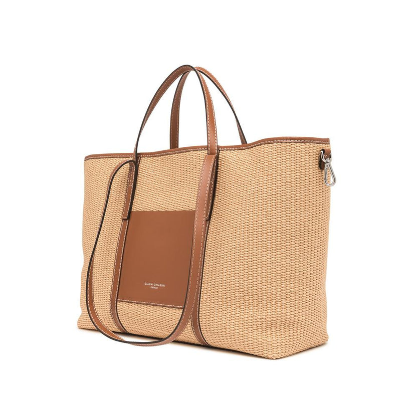 Borsa Superlight paglia intrecciata naturale BS10356 NATURALE GIANNI CHIARINI 