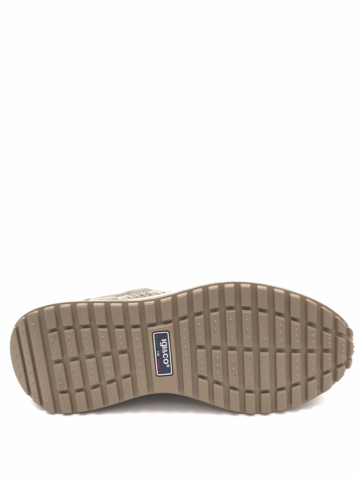 Sneakers uomo Saronno in crosta forata peltro