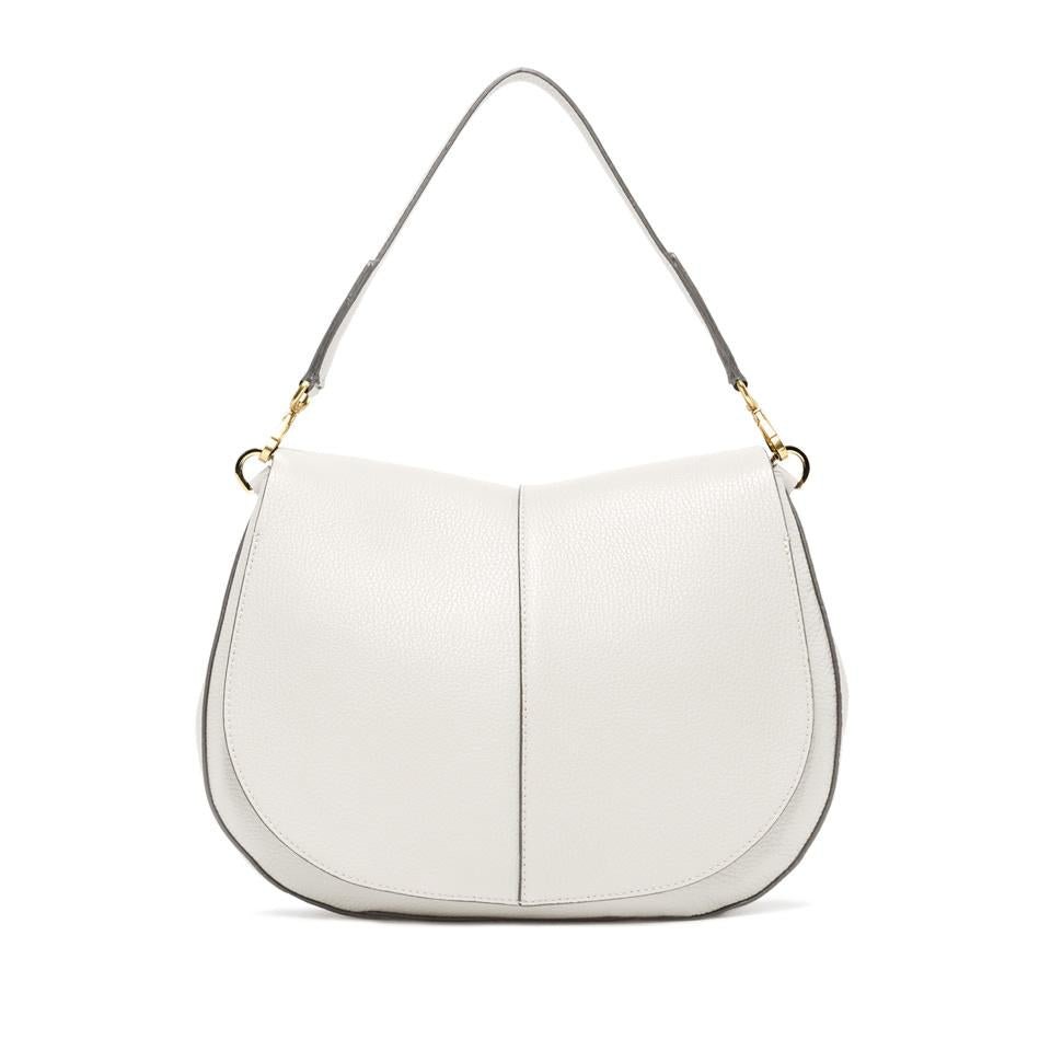 Borsa Helena round large marble BS6037 LATTE GIANNI CHIARINI 