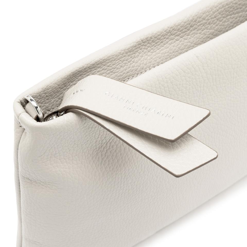 Borsa Brenda in pelle bottalata marble BS8265 LATTE GIANNI CHIARINI 