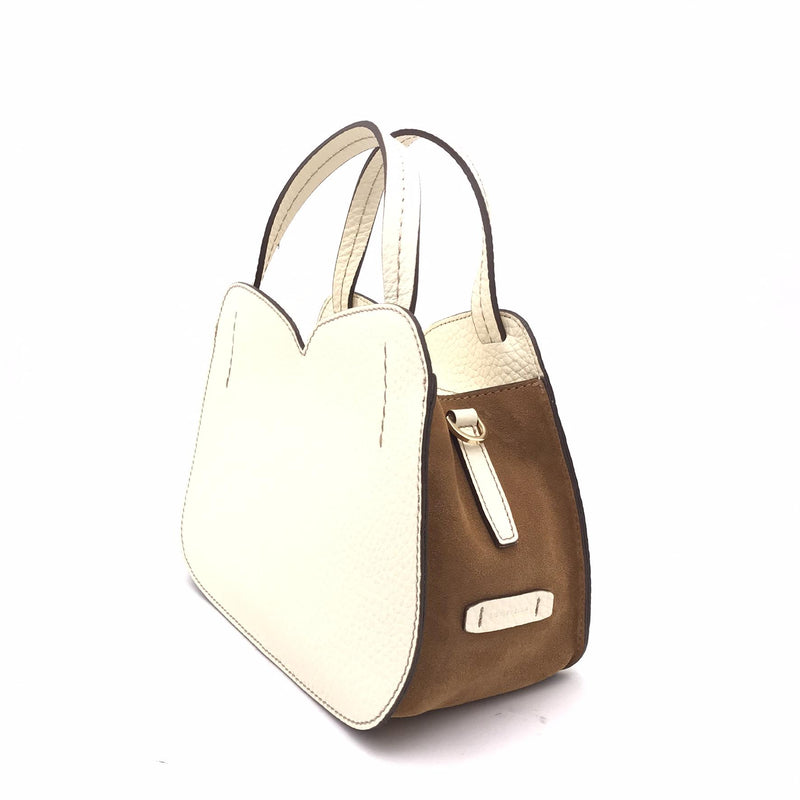 Borsa a mano Irma latte-deserto 2818 LATTE/DESERTO LORISTELLA 
