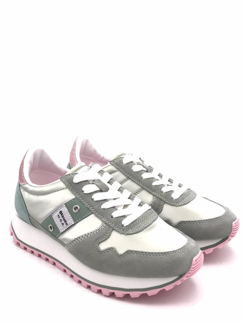 Sneakers running donna Millen verde acqua-rosa MILLEN03 ACQUA/ROSA BLAUER 