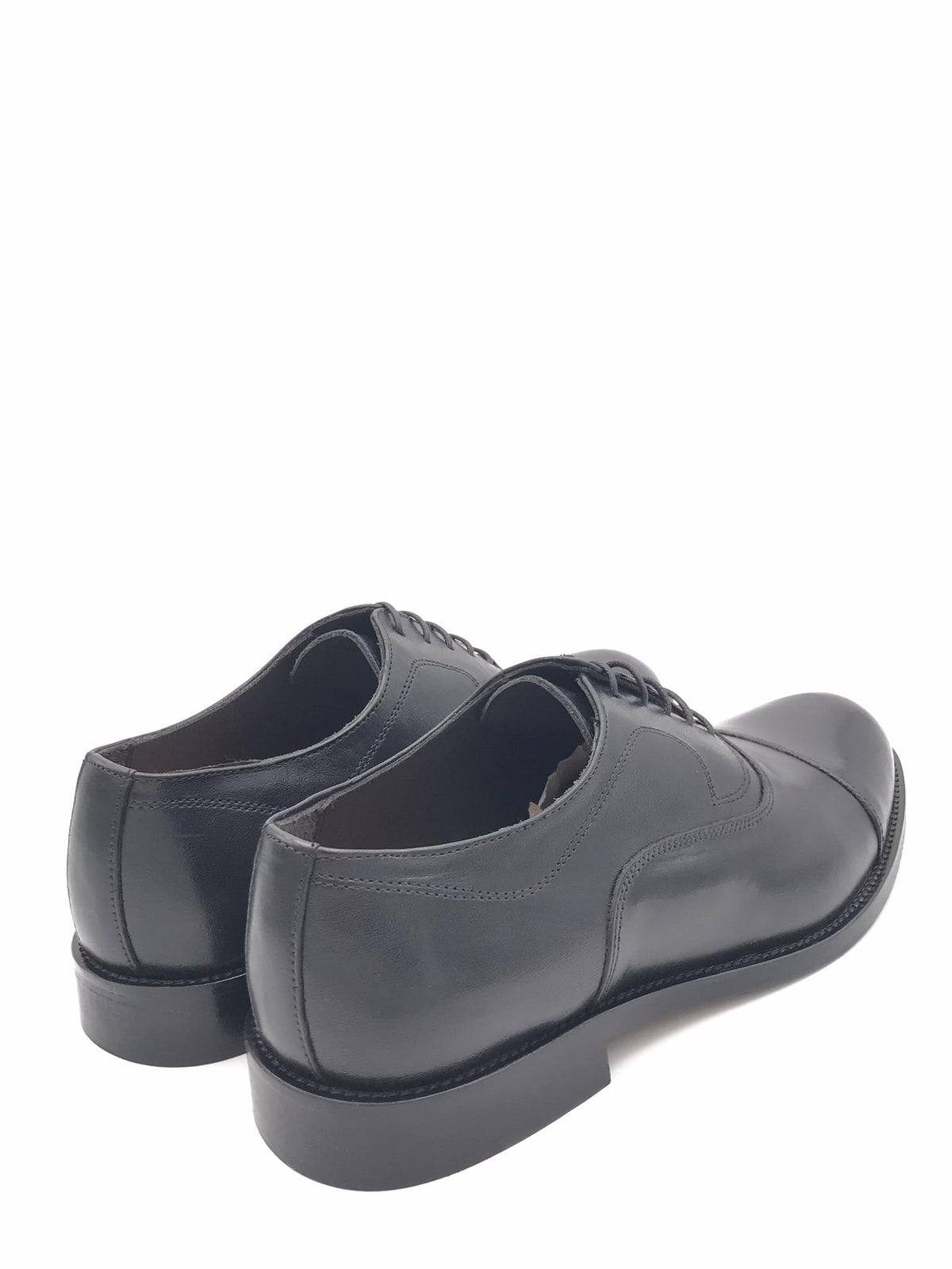 Scarpa francesina allacciata nera 1371 NERO EXTON 