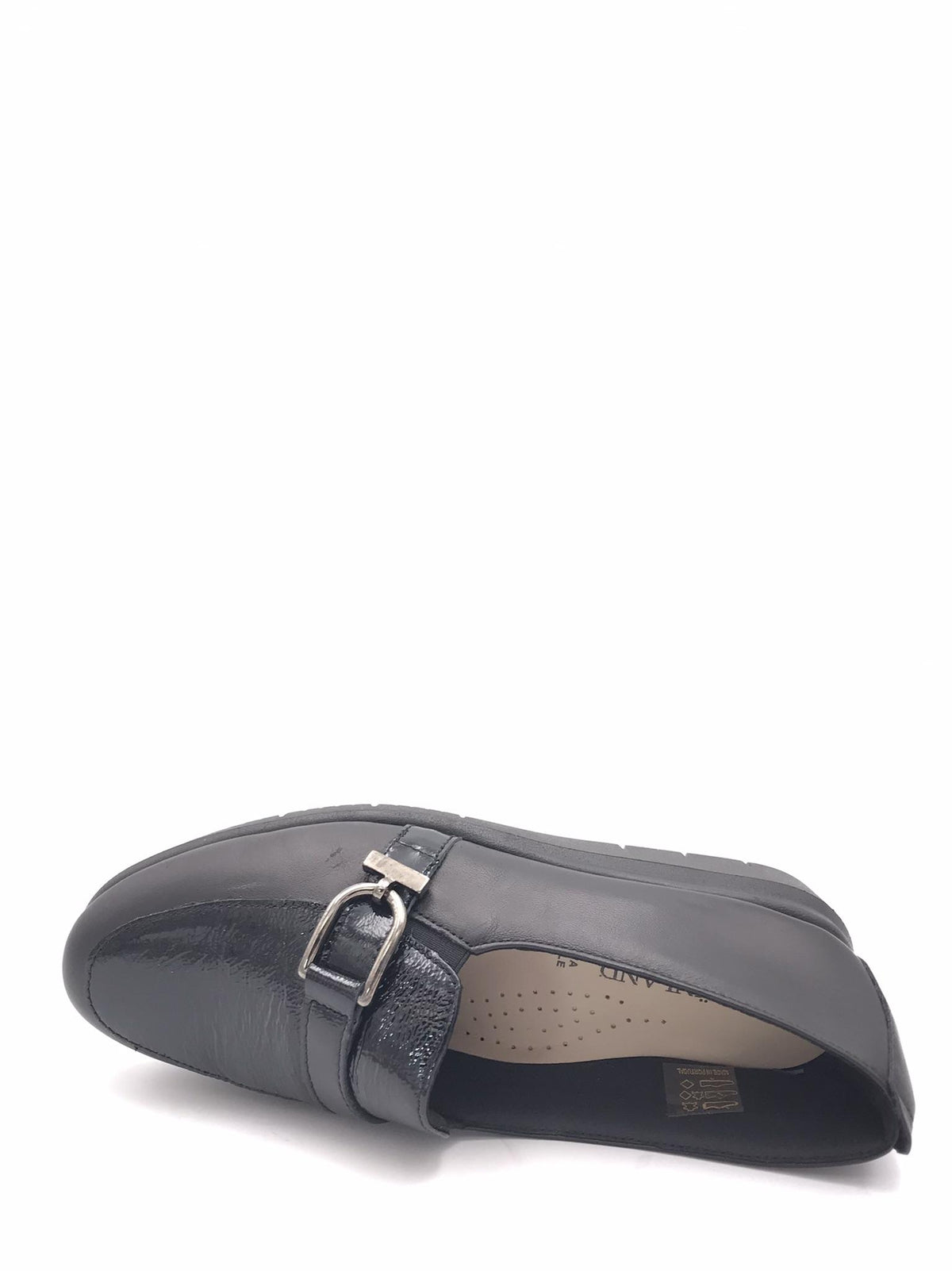 Mocassino Rysa in pelle nera SC6108 NERO GRUNLAND 