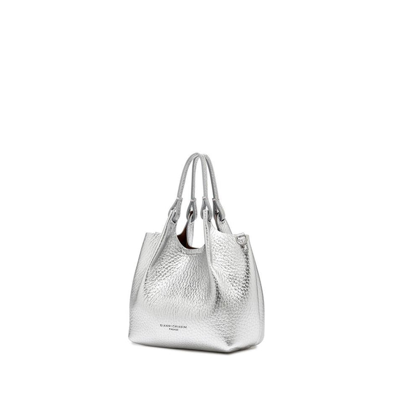 Borsa Dua small argento-naturale BS9718 ARGENTO GIANNI CHIARINI 
