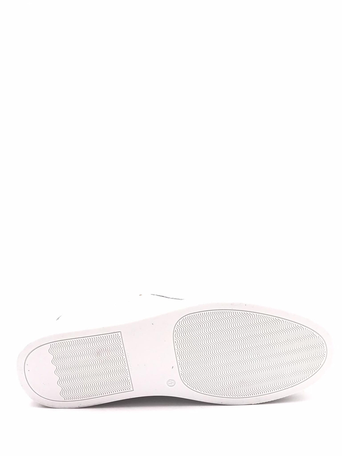 Sneakers uomo basic in pelle bianca 29P1 BIANCO FRAU 
