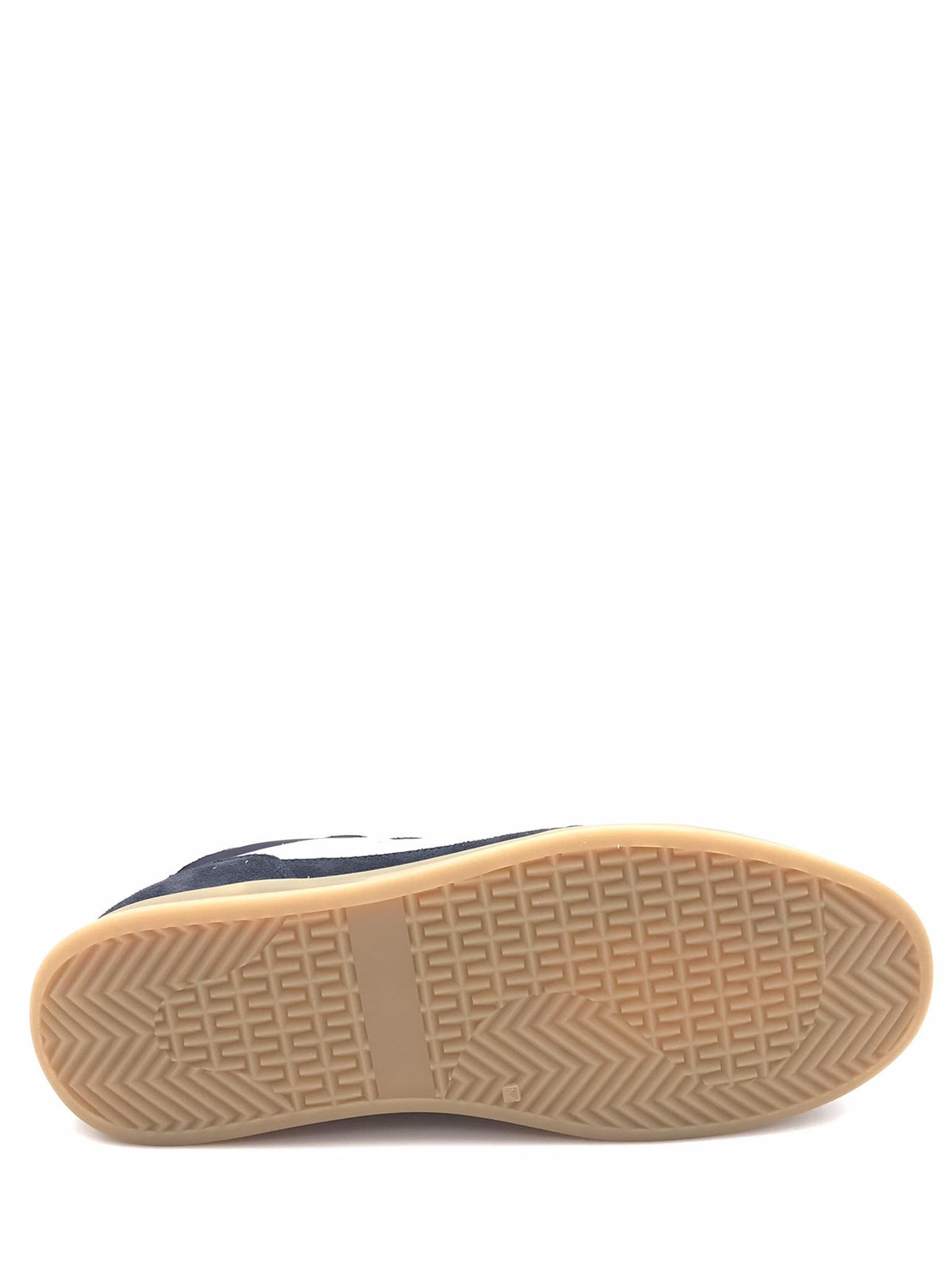 Sneakers uomo in pelle scamosciata e tessuto blu 22D1 BLU FRAU 
