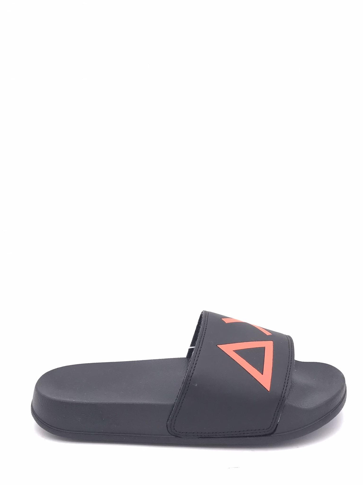 Slippers logo nera-arancione