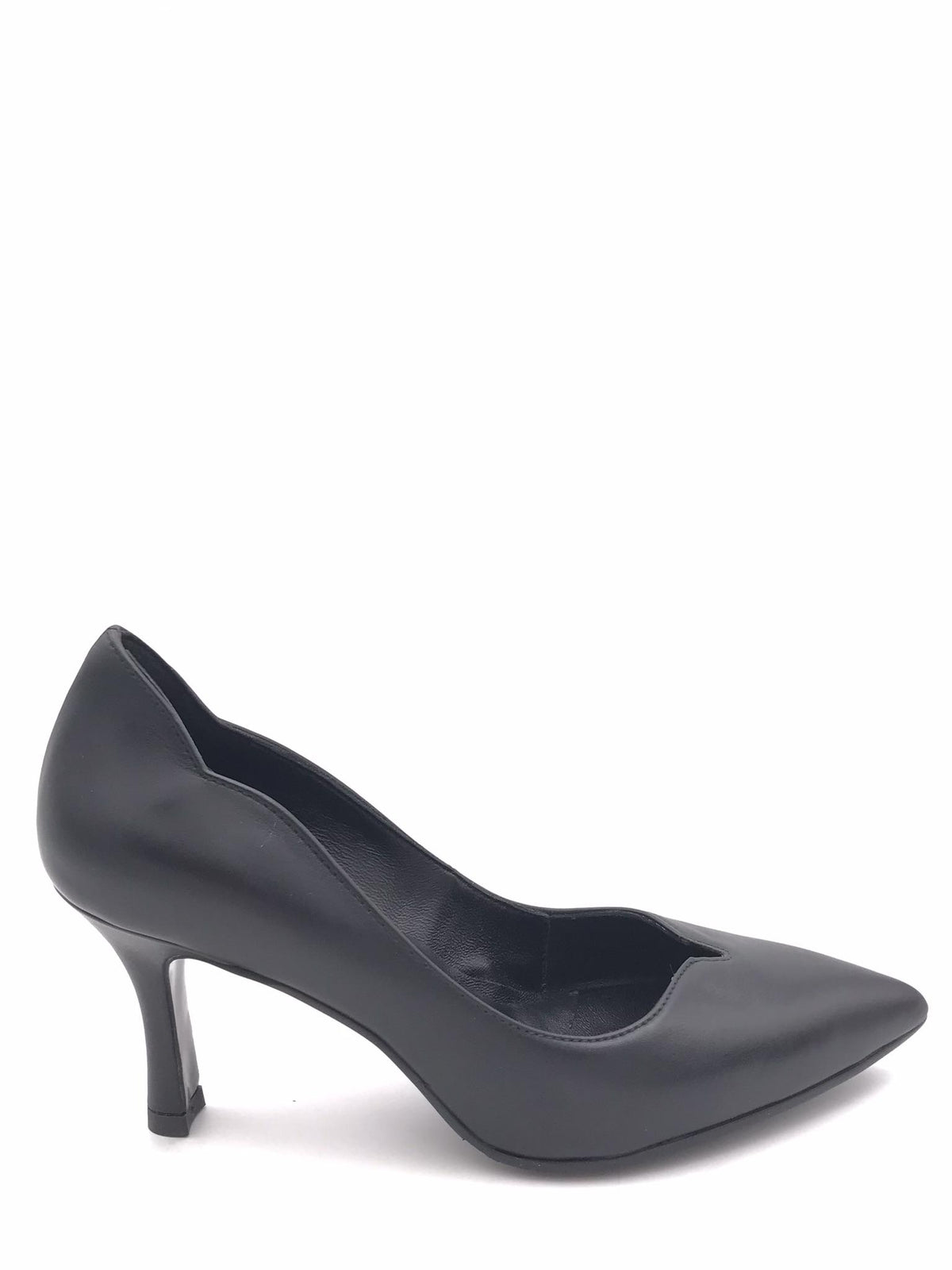 Decolletè nappa nera con scollo a V 3752 NERO ZULIAN 