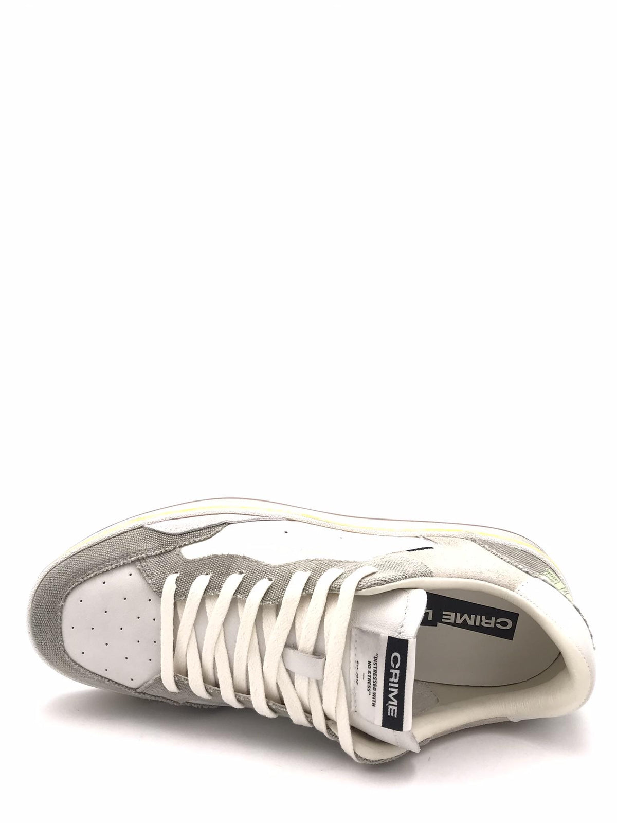 Sneakers uomo Chelsea bianca-verde