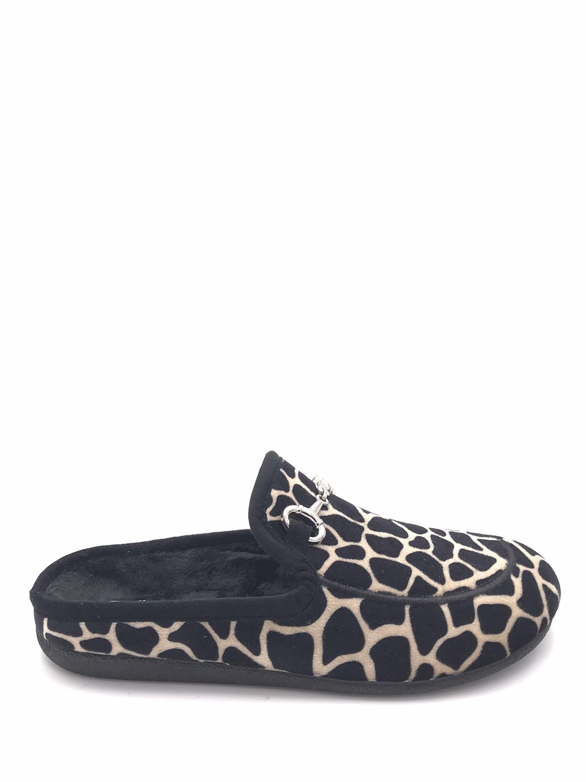 Ciabatta Gles in panno nero-multi CI1612 NERO-MULTI GRUNLAND 