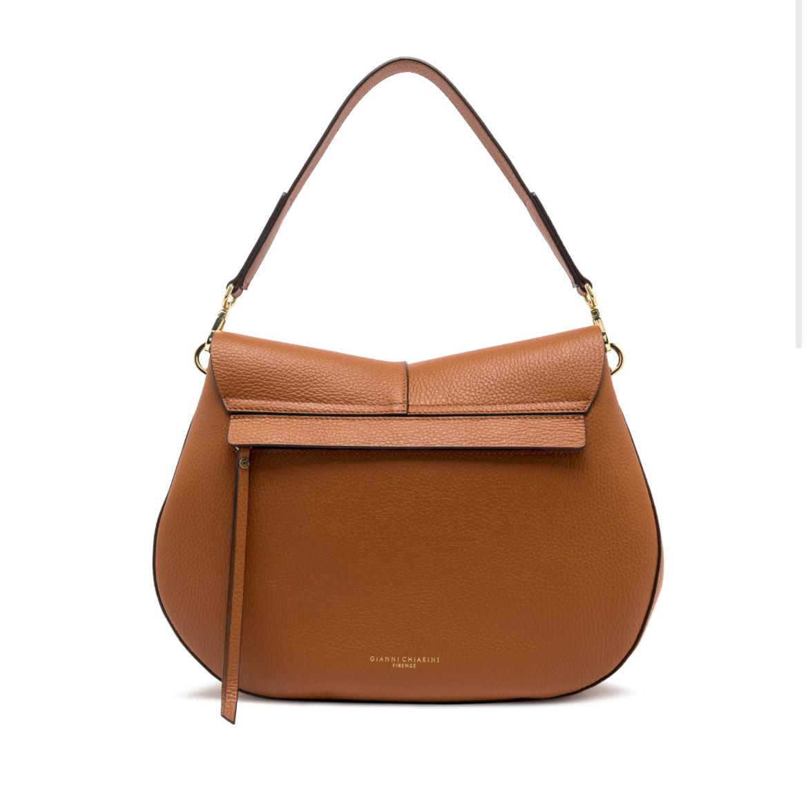 Borsa Helena round large caramello BS6037 CUOIO GIANNI CHIARINI 