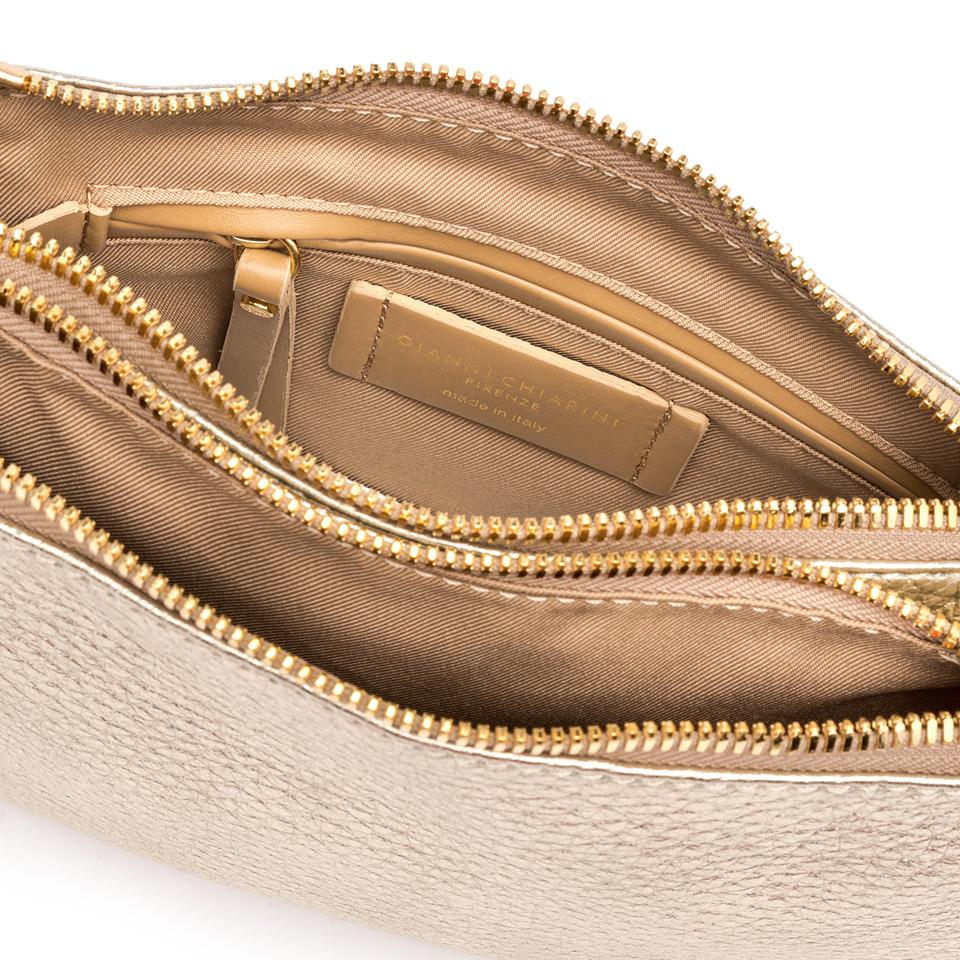 Borsa Frida small light gold BS10435 PLATINO GIANNI CHIARINI 
