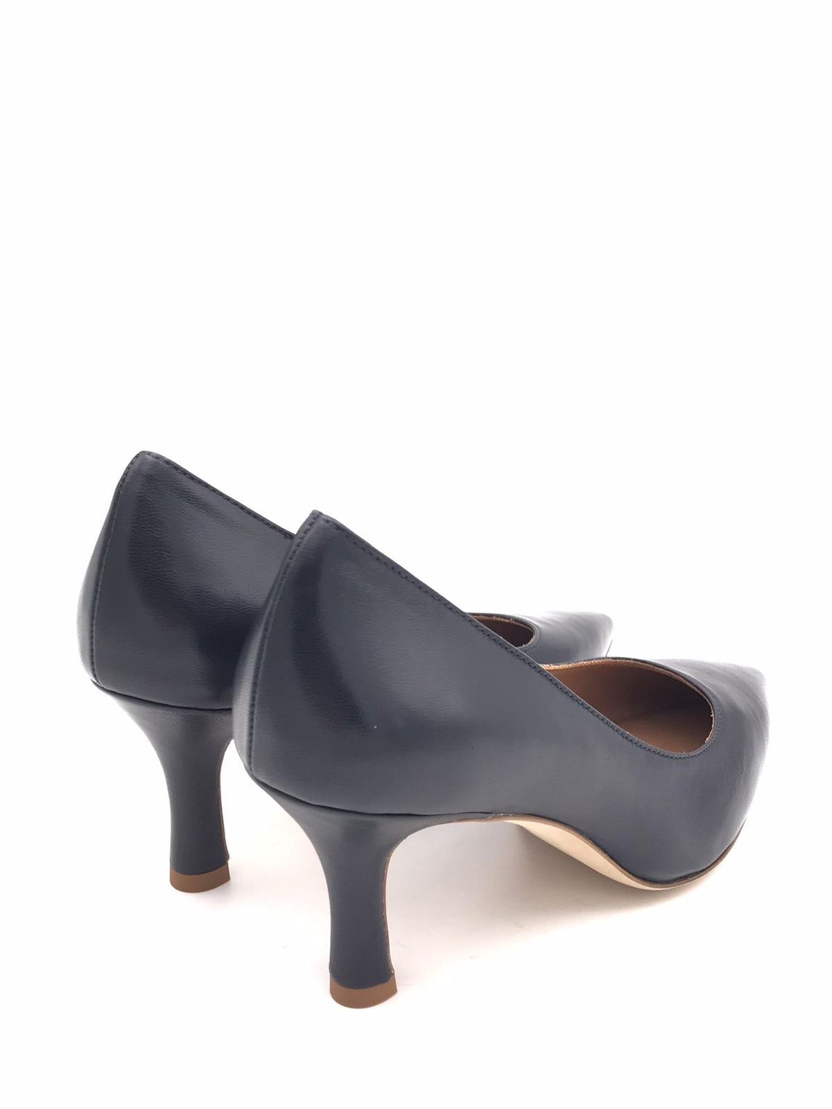 Decolletè Lory in nappa blu