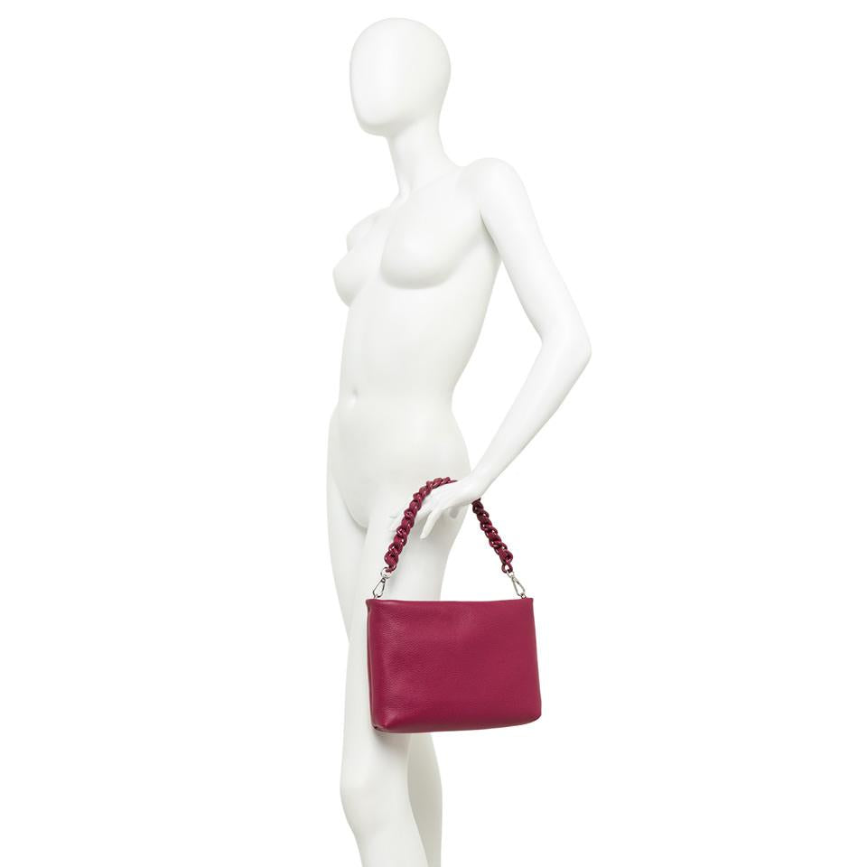 Borsa Brenda in pelle bottalata marble BS8265 LATTE GIANNI CHIARINI 