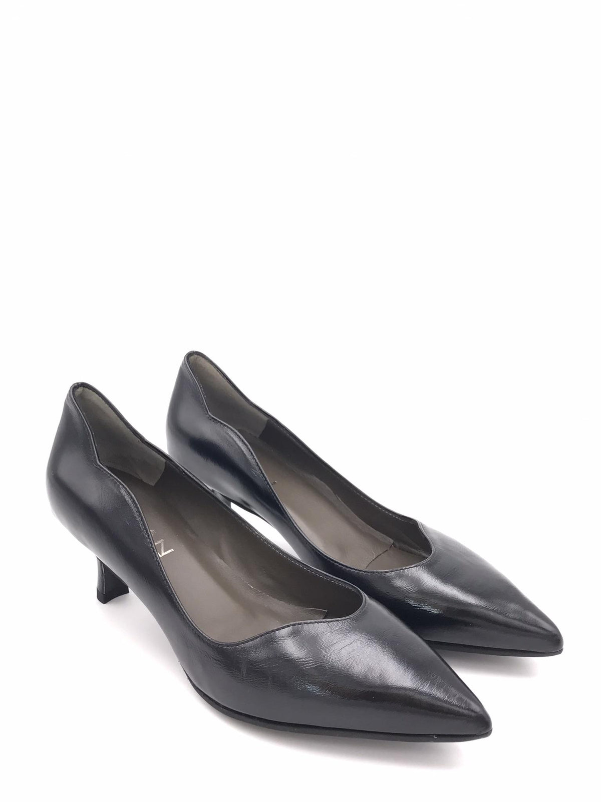 Decollete Lory scollo assimmetrico in naplak nero 1172V LUXNERO ZULIAN 