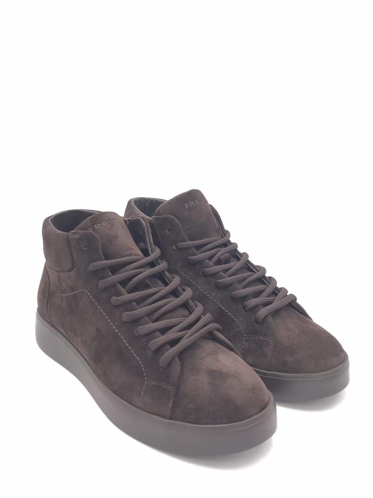 Sneakers mid in camoscio moro 21A8 TESTA DI MORO FRAU 