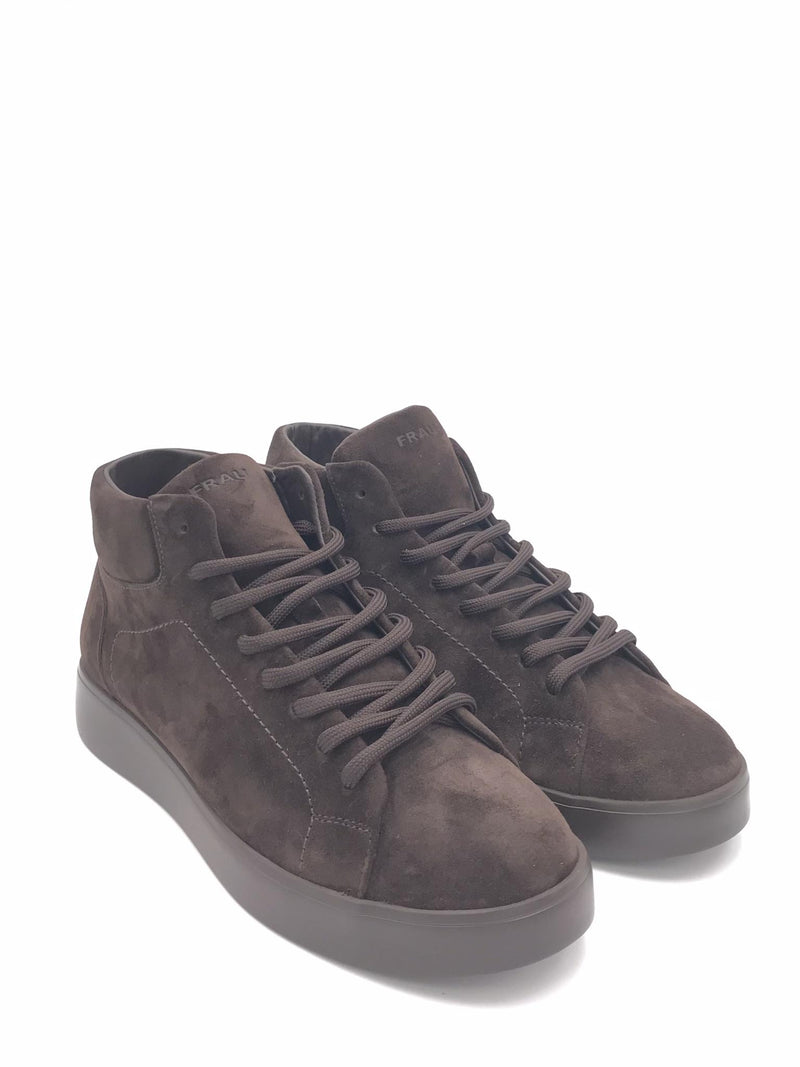 Sneakers mid in camoscio moro 21A8 TESTA DI MORO FRAU 