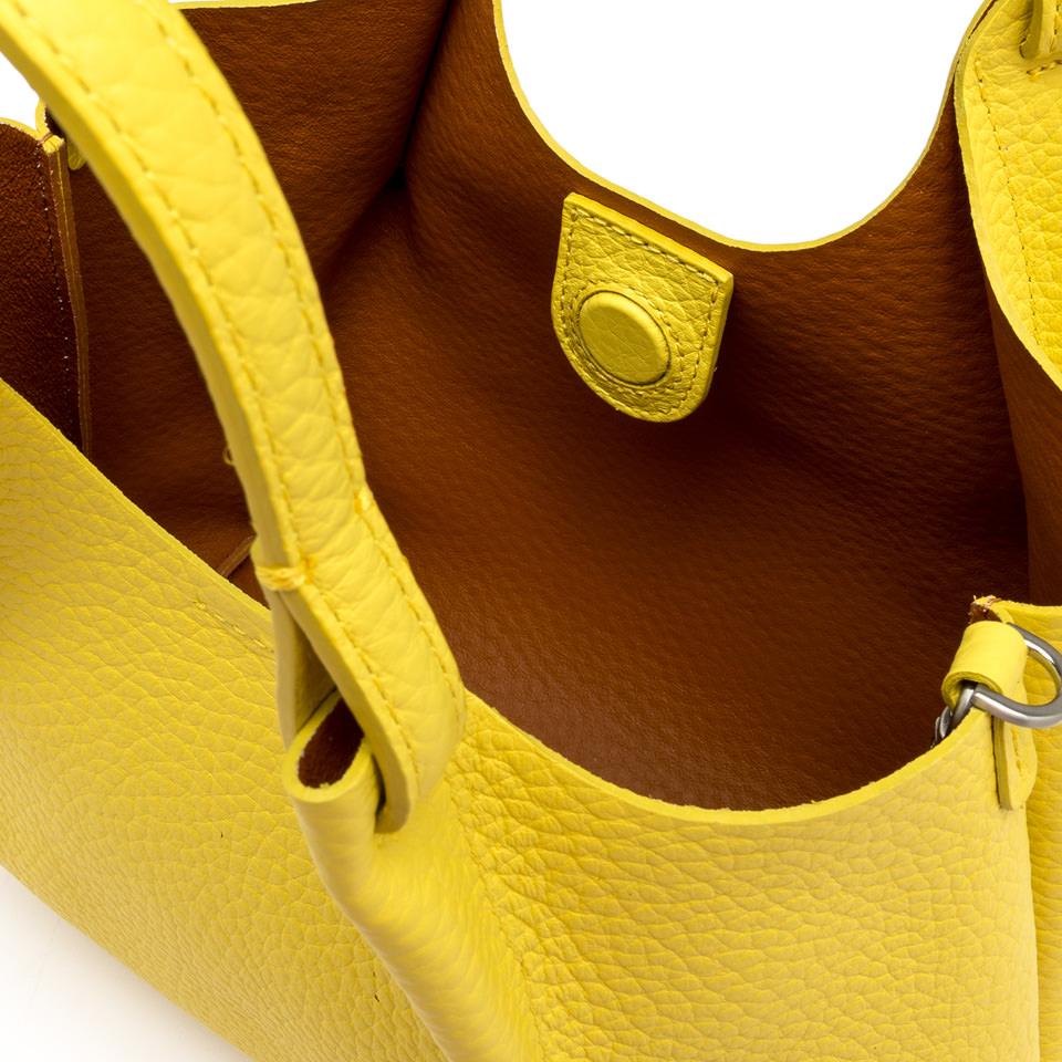 Borsa Dua media giallo-naturale BS9719 GIALLO GIANNI CHIARINI 