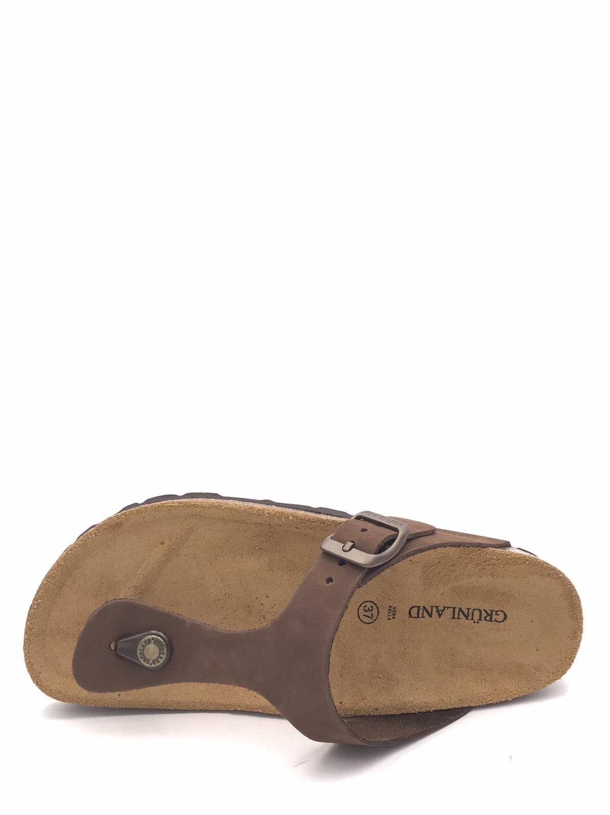 Ciabatta donna infradito Sara testa di moro CC 0001 MARRONE GRUNLAND 