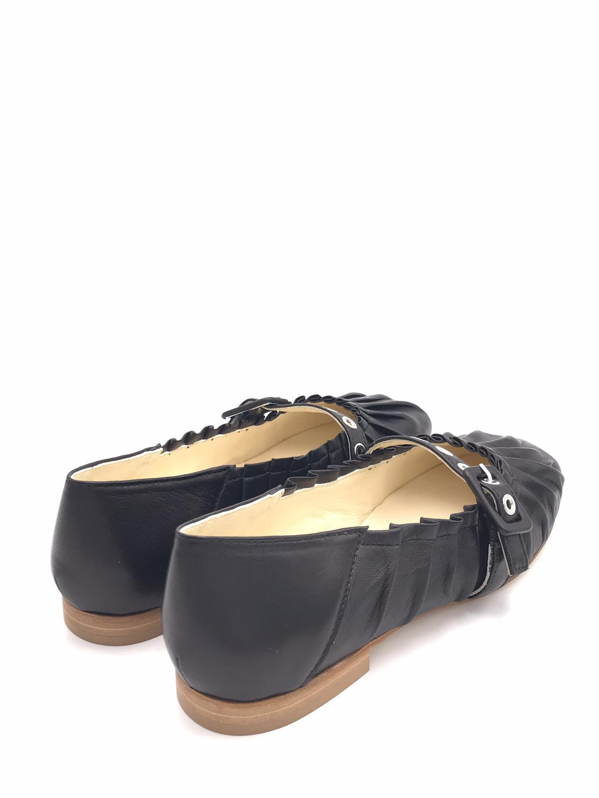 Ballerina in nappa nera 2685 NERO CATERINA C 