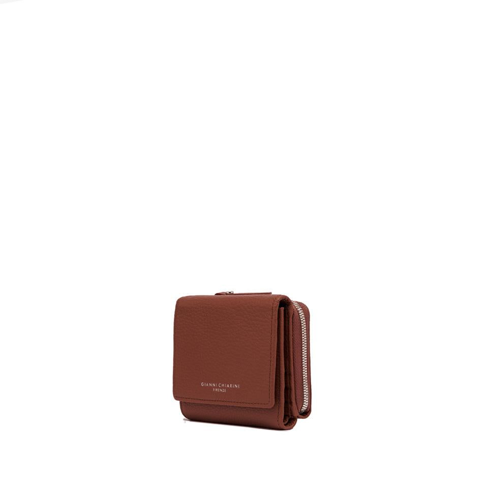 Portafoglio wallet medio brick red PF5080 BRUCIATO GIANNI CHIARINI 