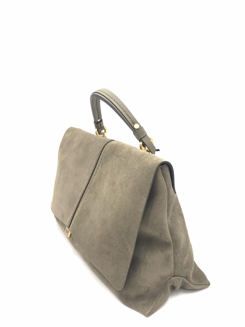 Borsa Kendall large verde miltare 2434CA VERDE LORISTELLA 