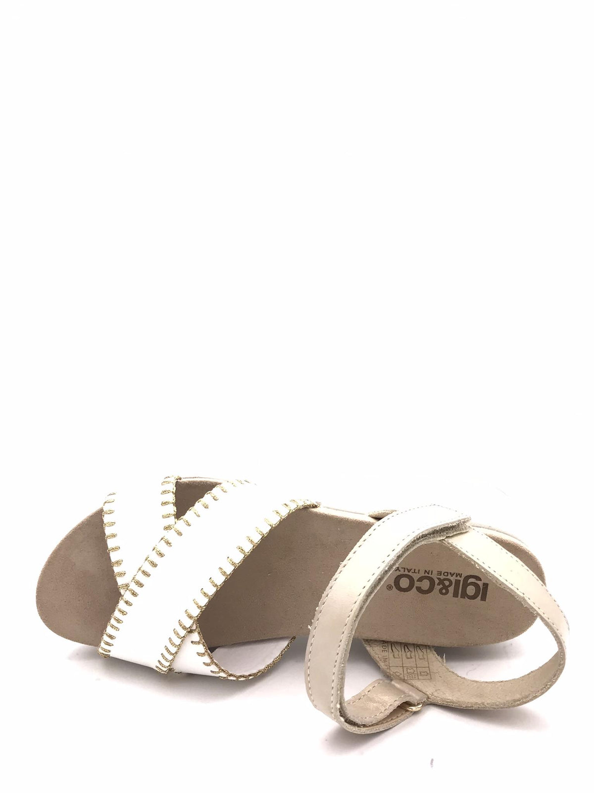Sandalo donna Sirena bianco-platino 7677411 BIANCO IGI&CO 