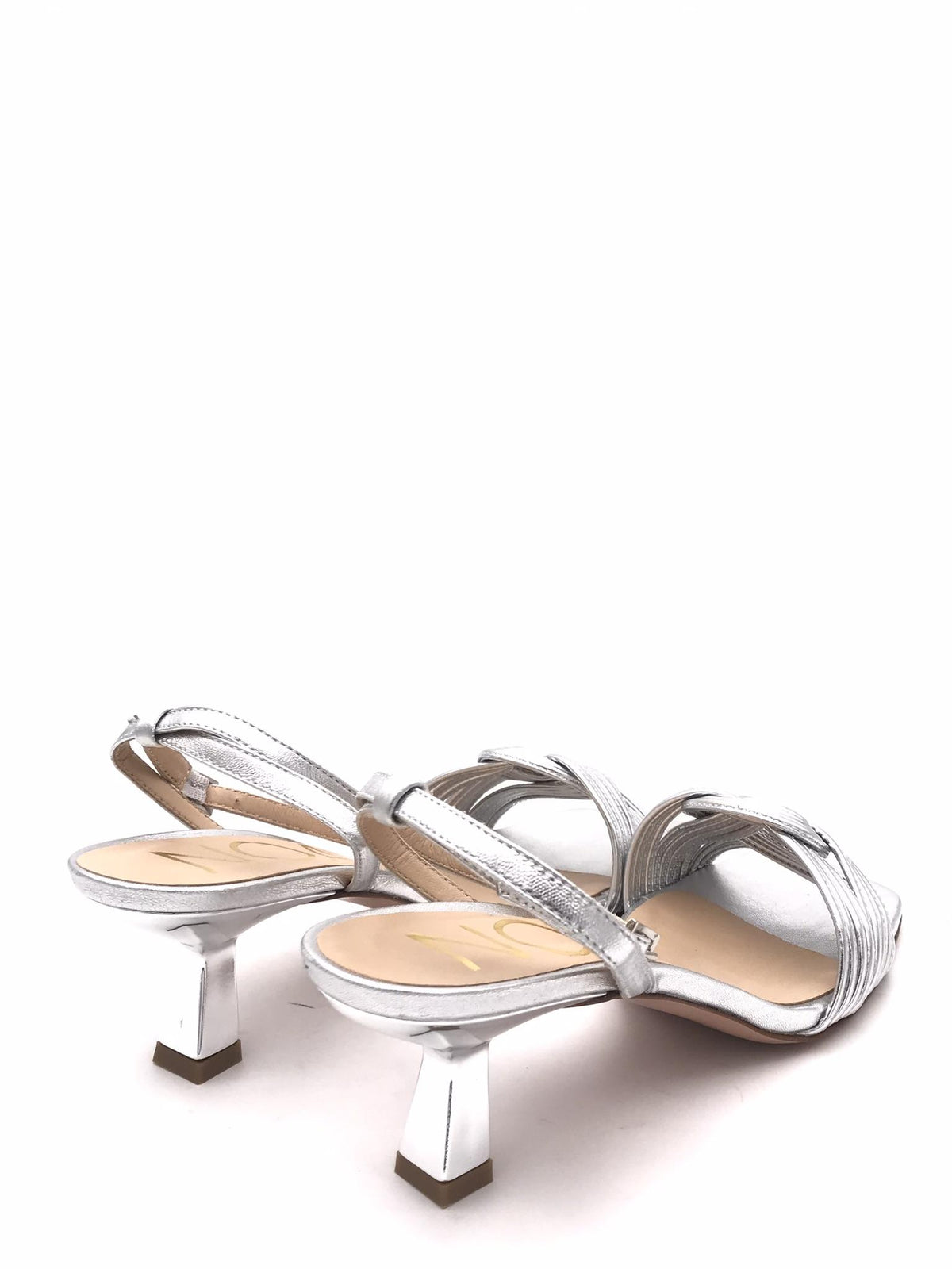 Sandalo Venere in pelle laminata argento 205 ARGENTO NOA 