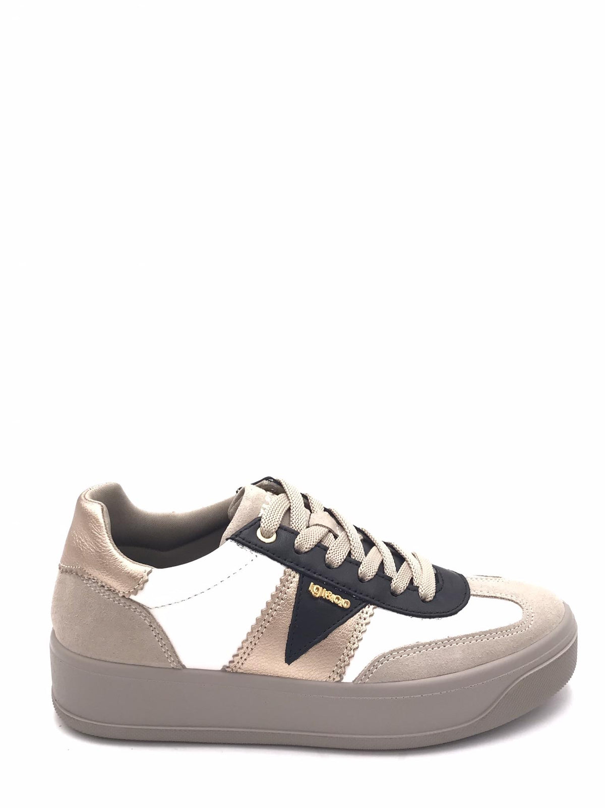 Sneakers Ava bianca-beige 8669933 BEIGE-BIANCO IGI&CO 