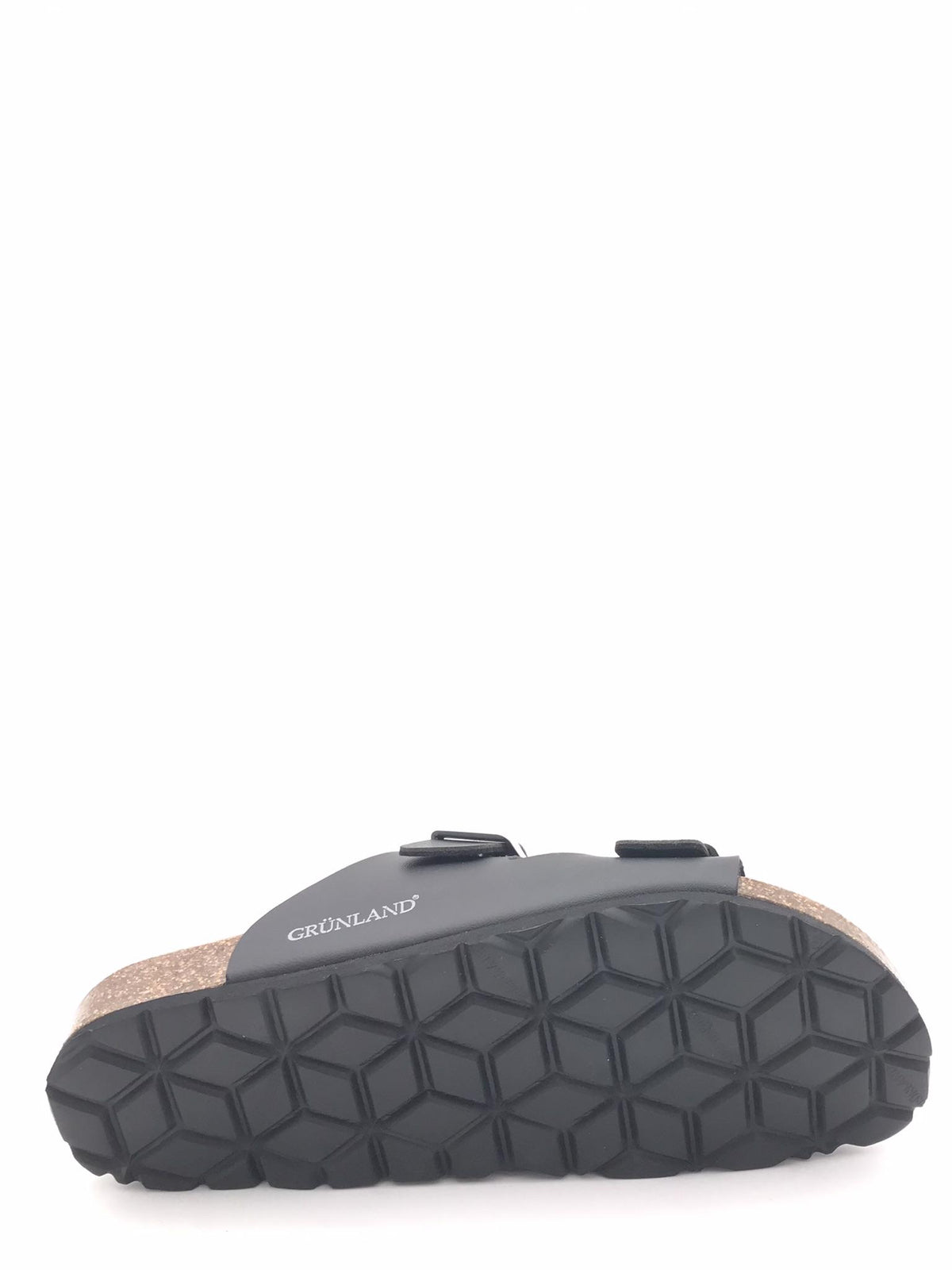 Ciabatta donna Sara doppia fascia nera CB 4018 NERO GRUNLAND 