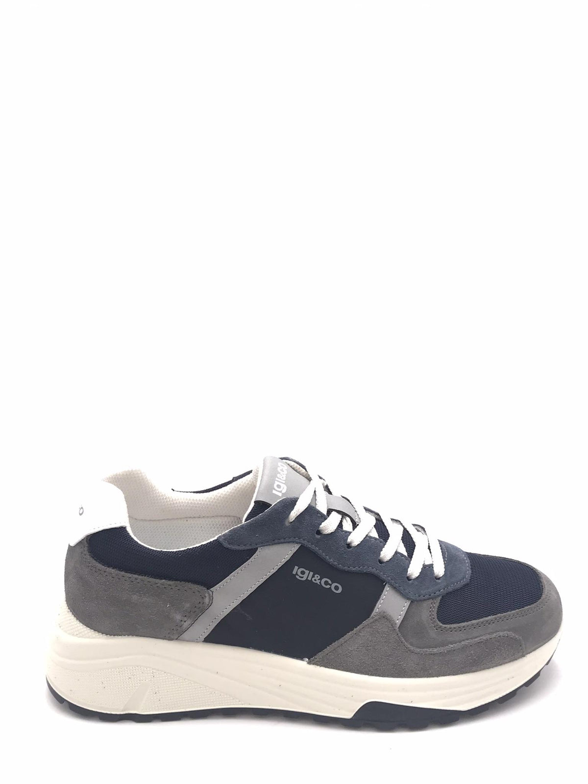 Sneakers seth antracite-blu 1119800 ANTRACITE/BLU IGI&CO 