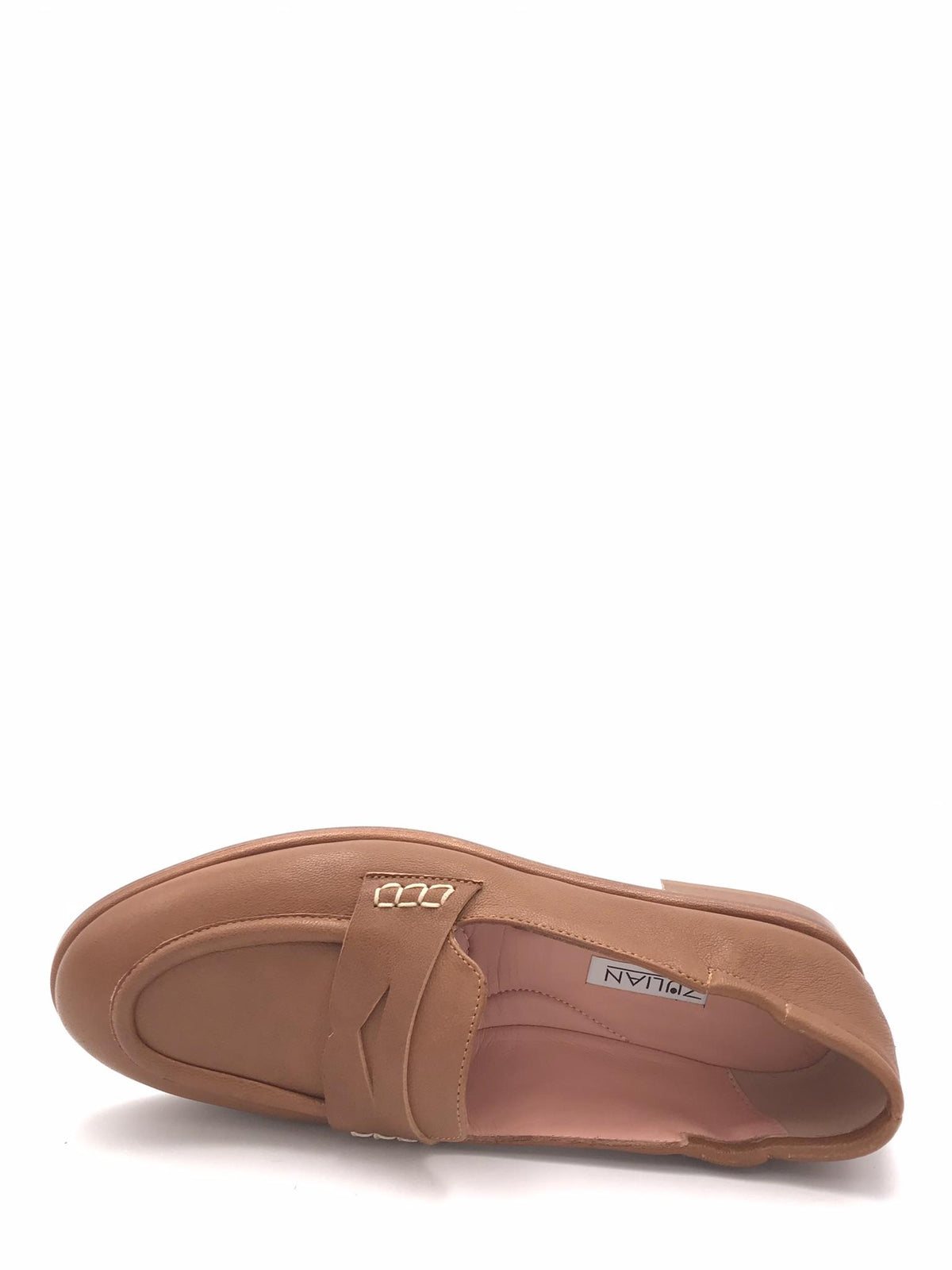 Mocassino in nappa cuoio SR1003 CUOIO ZULIAN 