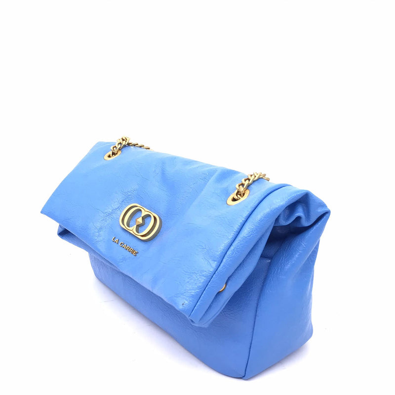 Borsa lumi small shoulder bag azzurro 151M-CX-140 AZZURRO LA CARRIE 
